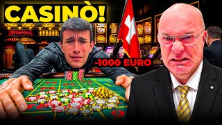 PAPÀ HO PERSO 1000 EURO al CASINO in SVIZZERA e [upl. by Veradi104]