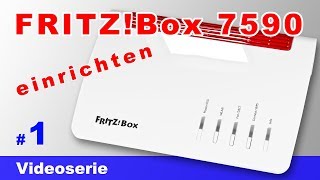 FRITZBox 7590 einrichten Telekom VDSL Anschuss mit DECT NAS Mediaserver VPN Fax usw 1 [upl. by Marve]