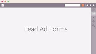 How to use Lead Ad forms in Facebook Ads Manager [upl. by Kira843]