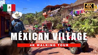 4K Mexican Village Walk  Experience Authentic Mexico Walking Puerto Vallarta Valley  4K HDR 60fps [upl. by Montagna329]