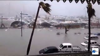 SaintMartin balayée par louragan Irma [upl. by Yrred620]