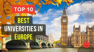 Top 10 Best Universities in Europe  QS World University Rankings 2024 [upl. by Riti]