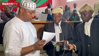 KING MC OLUOMO NURTW SWORN IN THE NEWLY ELECTED PRESIDENT ALH MUSILIU AKINSANYA AS NURTW PRESIDENT [upl. by Dow70]