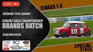 LIVE Brands Hatch Winter Stages 2024  Part 1 [upl. by Brodeur]