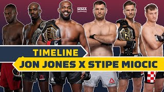 UFC 309 Timeline Jon Jones vs Stipe Miocic  MMA Fighting [upl. by Lunsford]