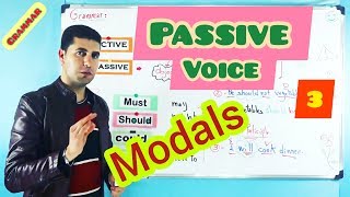 Passive Voice 3  Modal Verbs Passive with Modals [upl. by Proud]