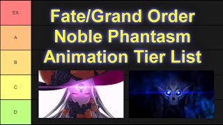 Noble Phantasm Animation Tier List – 275 Servants w Videos Included [upl. by Ahseal]