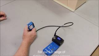 Contrinex Tutorial on setting C55 Distance Laser [upl. by Moraj]