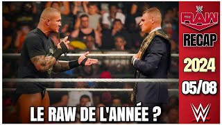 Randy Orton veut un 15 ème titre de champion du monde   RÉCAP RAW 5 AOÛT 2024 [upl. by Delle]