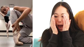 pointe shoe fitter reacts to BALLET TIK TOK PART 9 [upl. by Aisiat594]