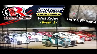 Ransomville Speedway DIRTcar Sportsman West Region Feature Round 1 53124 [upl. by Nnahgaem]