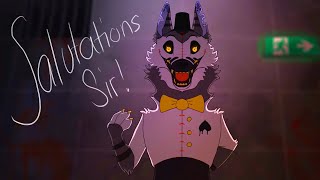 Salutations Sir  ANIMATION MEME mild flashing [upl. by Acissej493]