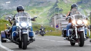 MORZINE HARLEY DAYS 2017  PARADE [upl. by Arahsit814]