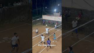 Rally 😱power jump serve😲Defence😳 volleyball volleydonor volley shorts viralvideo football [upl. by Nonnek]