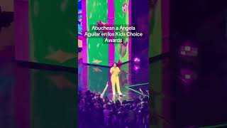 ABUCHEAN A Angela Aguilar en los Kids Choice Awards 2024 [upl. by Eirojam]