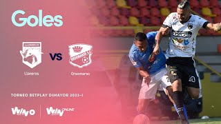 Llaneros vs Leones goles  Torneo BetPlay Dimayor 20232  Fecha 3 [upl. by Aneret32]