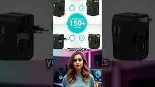 Universal Travel Adapter Review Power Up Anywhere 🌍⚡ USB Ports amp MultiOutlet Charger 2025 [upl. by Adar]