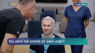 Dr Koray Erdoğan NTV Uzman Bakışı  Saç Ekimi Tek Seferlik Bir İşlem midir hairtransplant [upl. by Nieberg]