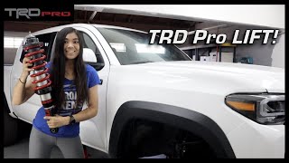 Installing a Suspension Lift on a 2020 Tacoma TRD Pro  Westcott Designs Lift Kit [upl. by Dinse]