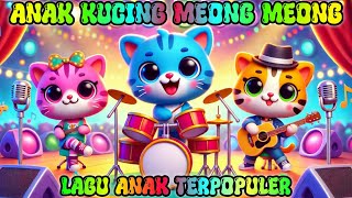 Anak Kucing Meong Meong  Lirik Lagu Anak Anak  Lagu Anak Balita Populer  ADE KIDS [upl. by Elyssa743]