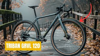 Triban GRVL 120  L’aventure gravel accessible à tous [upl. by Norvun]