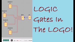 Siemens PLC Logic Gates In The LOGO [upl. by Llerrehs]