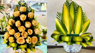 How To Make A flower Arrangement  Attractive  flower bouquet Arrangement ideas  florist Sujeet [upl. by Derian58]