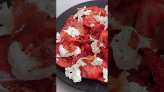 SALADE TOMATE FRAISES ET BURRATA [upl. by Sally472]