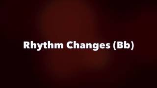 Rhythm Changes  Jazz Guitar Backing Track Bb [upl. by Aihseket21]