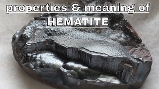 Hematite Meaning Benefits and Spiritual Properties [upl. by Almeria]