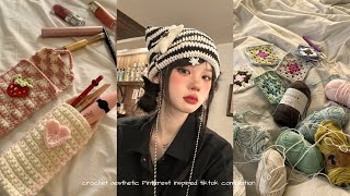 Crochet ideasstyles Pinterest inspired  Tiktok compilation💗🧶 [upl. by Esorbma]