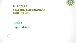 Meiosis Reduction division  Stages of Meiosis  Errors in Meiosis [upl. by Enihsnus41]