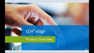 CCH® eSign [upl. by Alyda]