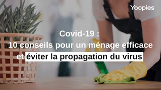 Comment nettoyer sa maison pendant la crise Covid19 [upl. by Peppard47]