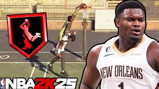 This 66 Zion Williamson Build is The Most Fun Build in NBA2K25  Best Undersized Big in NBA2K25 [upl. by Clarance]