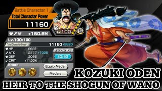 KOZUKI ODEN HEIR TO THE SHOGUN OF WANO GAMEPLAY  ONE PIECE BOUNTY RUSH  OPBR [upl. by Nilram]