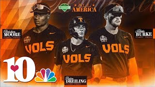 Three Vols baseball players earn AllAmerica Honors from D1Baseball [upl. by Hurlow970]