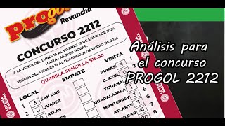 Progol 2212  Análisis completo [upl. by Rawlinson]