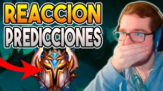 REACCION a las MEJORES PREDICTS del LOL  GUIA LOL [upl. by Rahm]