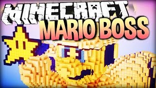 Böser Mario   Minecraft MARIO BOSS BATTLE [upl. by Iruam192]