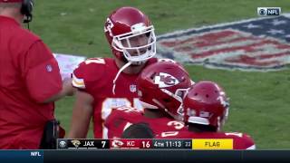 Travis Kelce Ejected for Throwing His Towel at the Ref  Jaguars vs Chiefs  NFL [upl. by Aicele]