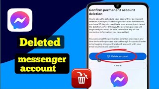 how to delete messenger account permanently 2024  messenger deactivate account [upl. by Oderfla]