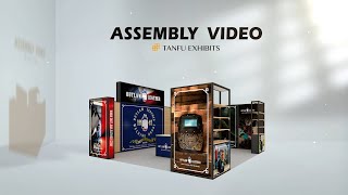 Getting Start Aluminum Exhibition Booth Full Jesus Assembly video [upl. by Gable]