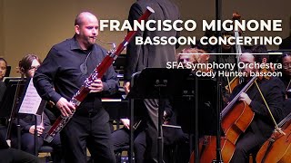 Francisco Mignone Bassoon Concertino [upl. by Liagabba]