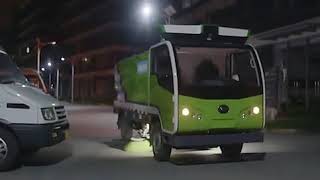 Autowiseai Autonomous Street Sweeper Powered by RSLiDAR16 [upl. by Pontius]