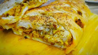 Chicken Filled Cheese Bread  Easy Iftar Recipe [upl. by Eey654]