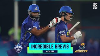 Incredible Dewald Brevis 66 off 32 Balls  PCvMICT  Betway SA20 [upl. by Tedric367]