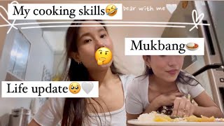 I am mentally at Anant Ambani’s wedding🤔😆  Recipe of Kewa Datshi😋 \\ Mukbang video🍛 mukbang [upl. by Firehs]