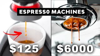 Espresso Machines at ANY budget 125 to 6000 buyers guide [upl. by Llywellyn297]