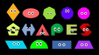 Shapes  Learn 2D Geometric Shapes  The Kids Picture Show Fun amp Educational Learning Video [upl. by Paver]